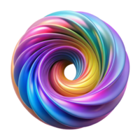elegant classic An abstract representation of a wormhole, swirling colors and fractal patterns, vibrant and energetic, psychedelic, premium png
