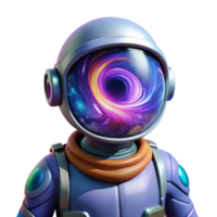 impressive vintage A lone astronaut gazing at a swirling nebula from a transparent visor, vibrant cosmic colors, dramatic backlighting, space opera style exclusive png