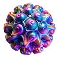 beautiful vintage An artificial intelligence's visualization of its own consciousness, abstract fractal patterns, luminous neon colors, psychedelic style 4K png