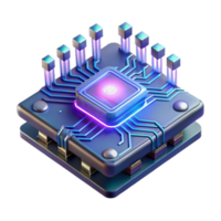 impressive rustic A single, levitating circuit board, with intricate traces and glowing components, illuminated by dynamic, shifting neon lights. Cyberpunk style, macro photography original png