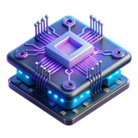 wonderful artistic A single, levitating circuit board, with intricate traces and glowing components, illuminated by dynamic, shifting neon lights. Cyberpunk style, macro photography high quality png