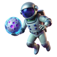 wonderful traditional A lone astronaut, clad in a bioluminescent spacesuit, floats in the void of space, clutching a pulsating orb of energy, cosmic dust swirling around them, lit by the ethereal... png