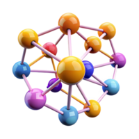 elegant modern A network of interconnected nodes and data streams, pulsating with energy, colorful abstract design, data visualization style detailed png
