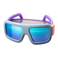 vibrant rustic A pair of augmented reality glasses displaying information overlays, sleek and minimalist design, bright and clean lighting, product design style high resolution png