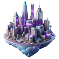 beautiful abstract A towering, chrome megacity, Art Deco inspired architecture, with flying vehicles weaving through neon-lit canyons. Volumetric lighting creates a hazy atmosphere.... png