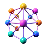 extraordinary traditional A network of interconnected nodes pulsating with data, vibrant colors representing data flow, dark background with subtle lighting, data visualization style detailed png