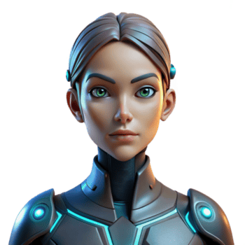 impressionante tradicional impressionante minimalista uma fêmea cyborg com brilhando circuitos visível abaixo dela pele, retrato estilo, cyberpunk estética, dramático iluminação Alto resolução original png