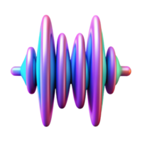 extraordinary minimalist serene classic An abstract representation of sound waves, visualized as pulsating, colorful bands of light, synthwave style, vibrant, neon lighting exclusive genuine png