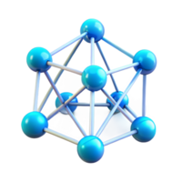 elegant modern extraordinary abstract A network of interconnected nodes pulsating with data, glowing with a soft blue light, abstract style, minimalist lighting premium 4K png