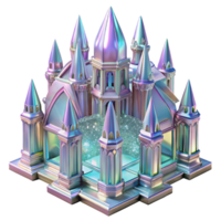 serene contemporary beautiful vintage A crystal palace, intricate latticework, shimmering iridescent surfaces, magical, ethereal, otherworldly genuine high quality png