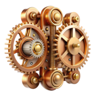 extraordinary rustic impressive traditional An intricate clockwork mechanism, gears and springs, brass and copper tones, steampunk, intricate, mechanical original 4K png