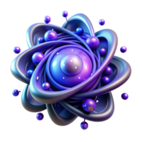elegant contemporary impressive classic A quantum computer core, swirling particles of light and energy, deep blues and purples, ethereal lighting, abstract expressionism style original detailed png