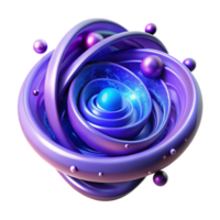 elegant classic serene traditional A quantum computer core, swirling particles of light and energy, deep blues and purples, ethereal lighting, abstract expressionism style professional professional png