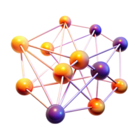 magnificent modern magnificent classic A network of interconnected nodes pulsating with data, bright neon lines and glowing orbs, dynamic lighting, abstract data visualization style 4K 4K png