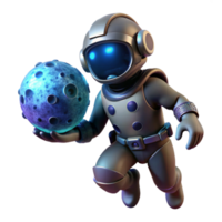 wonderful rustic magnificent modern A lone astronaut, clad in a bioluminescent spacesuit, floats in the inky blackness of space, clutching a pulsating orb of energy, cosmic dust swirling around... png