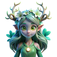 magnificent vintage serene vintage A lone, ethereal dryad with glowing, turquoise eyes, crafted from woven vines and blooming orchids, stands in a beam of moonlight filtering through ancient... png