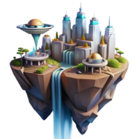 wonderful classic serene minimalist A futuristic city built into the side of a cliff face, with waterfalls cascading down its sides. Flying vehicles zip between buildings, leaving trails of light.... png