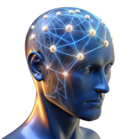 extraordinary rustic extraordinary vintage A transparent human head with visible neural pathways illuminated by pulsing light, biometric data visualized, scientific illustration style original... png