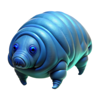 impressionante artístico elegante minimalista uma microscópico imagem do uma tardígrado água Urso dentro deslumbrante detalhe, iluminado de bioluminescente luz, dentro uma científico ilustração estilo original detalhado png