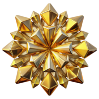 dramatic artistic A kaleidoscope of fragmented glass shards, reflecting and refracting a beam of golden light, in an art deco style high resolution png