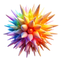 serene creative An explosion of colorful particles, radiating outwards from a central point, lit by a blinding white light, in a dynamic painting style original png