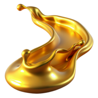 beautiful vintage A flowing river of molten gold, illuminated by the fiery glow of its own heat, in a fluid art style 4K png
