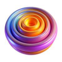 impressive vintage A series of concentric rings, pulsating with energy and emitting a vibrant aura, lit by a radiant, otherworldly light, in a psychedelic style original png