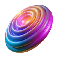 elegant abstract A series of concentric rings, pulsating with energy and emitting a vibrant aura, lit by a radiant, otherworldly light, in a psychedelic style original png