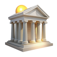 wonderful modern An ancient Greek temple, bright midday sun, classical architecture, white marble, intricate sculptures exclusive png