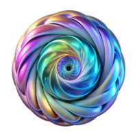 elegant traditional A swirling vortex of iridescent fractal patterns, illuminated by bioluminescent light, in a style reminiscent of Art Nouveau high resolution png