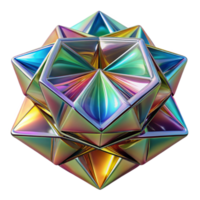 elegant vintage A kaleidoscope of fragmented reflections, distorted and refracted through a prism, with a vibrant, psychedelic color palette, in a cubist style premium png