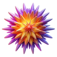 stunning modern An explosion of vibrant color radiating outwards from a central point, resembling a supernova, with a dynamic, energetic composition professional png