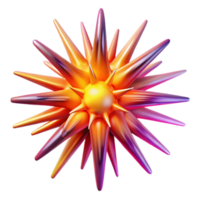 serene classic An explosion of vibrant color radiating outwards from a central point, resembling a supernova, with a dynamic, energetic composition detailed png