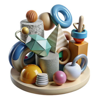 magnifico classico un' caotico assemblea di trovato oggetti e trame, disposte nel un' apparentemente casuale ancora armonioso composizione, nel un' dadaista, collage stile dettagliato png