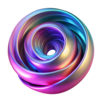 magnificent artistic A swirling vortex of iridescent, oil slick colors, illuminated by a single, sharp beam of neon pink light, in a cubist style 4K png
