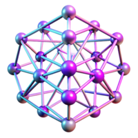 extraordinary contemporary A complex network of interconnected nodes and lines, forming a dynamic, ever shifting structure, illuminated by pulsating, neon lights genuine png