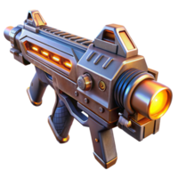 beautiful minimalist A futuristic weapon rendered in intricate detail, glowing with energy, sci fi art style, dramatic, contrasting lighting original png