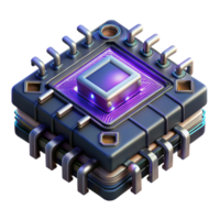 extraordinary modern A close up of a quantum computer processor, intricate details and glowing circuitry, dark and moody lighting, sci fi realism exclusive png