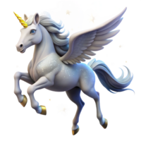 elegant vintage A graceful, winged unicorn leaping through a field of stardust, soft lighting, magical atmosphere, fantasy art style, authentic png