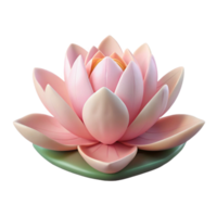 extraordinary minimalist A single, blooming lotus flower floating on a still pond, with soft, diffused lighting and delicate pastel colors, in the style of Japanese ink painting exclusive png