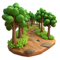 serene minimalist A winding dirt path through a dense forest, with dappled sunlight filtering through the leaves, rendered in a realistic style with a shallow depth of field original png