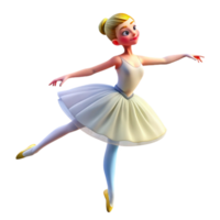 extraordinary artistic Portrait of a graceful ballerina with flowing white tulle, poised on pointe, and a serene expression. Soft, diffused lighting. Degas style exclusive png