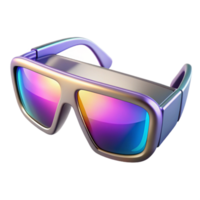 wonderful rustic A pair of augmented reality glasses displaying holographic overlays, sleek design, natural lighting, product design style high quality png