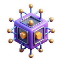 wonderful creative A quantum computer processing complex algorithms, glowing particles, dark background lighting, scientific style detailed png