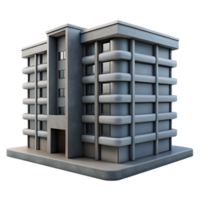 impressive abstract A single Brutalist concrete apartment block, stark and imposing, overcast sky, muted color palette, photorealistic professional png
