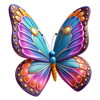 lindo tradicional uma fechar acima do uma borboleta asa, intrincado padrões e vibrante cores, científico ilustração estilo Prêmio png