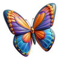 vibrant rustic A close up of a butterfly wing, intricate patterns and vibrant colors, scientific illustration style genuine png