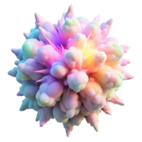 magnificent traditional A chaotic explosion of pastel colored particles resembling chalk dust, lit by a soft, diffuse glow, Impressionist style 4K png