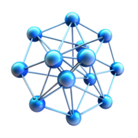 beautiful traditional A complex network of interconnected lines and dots, glowing with a cool, blue light, data visualization style authentic png