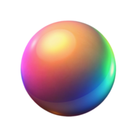 elegant rustic A single, luminous orb emitting a spectrum of colors, lit by an internal light source, minimalist style professional png